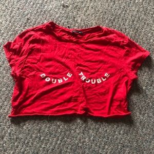 Double Trouble Crop Top